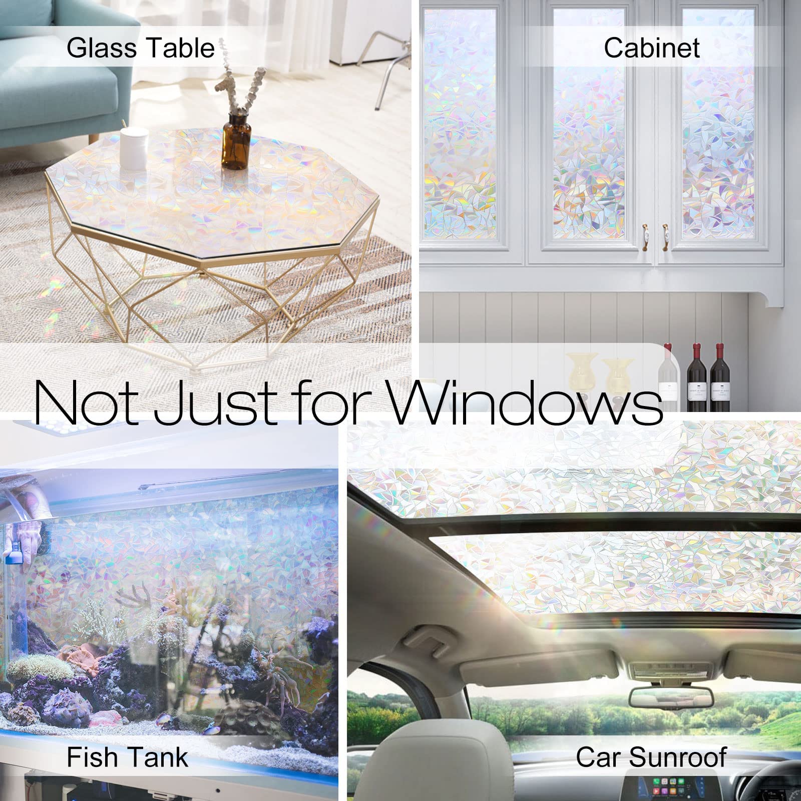 Rabbitgoo UV-reducing film reduces glare and shields interiors from sun.