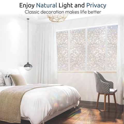 Rabbitgoo rainbow pebble decor adds elegant glow to living rooms and offices while diffusing light.