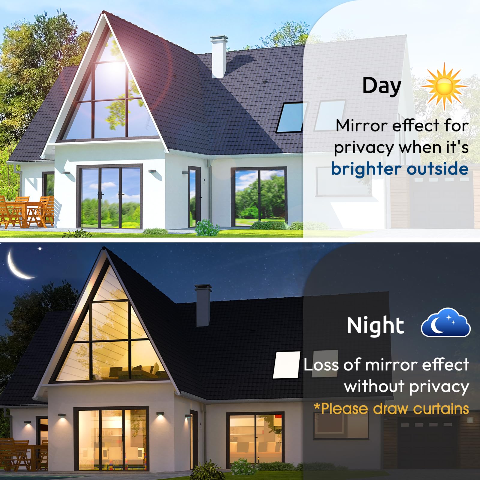 Rabbitgoo UV-protection film blocks UV and reduces glare on furnishings