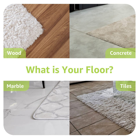 Rabenda rug grippers indicate limits with fluff, jute, and rubber-backed rugs
