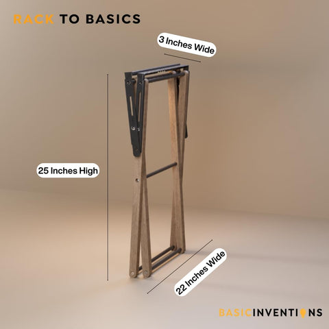 Rack to Basics luggage rack supports up to 170 pounds for heavy bags.