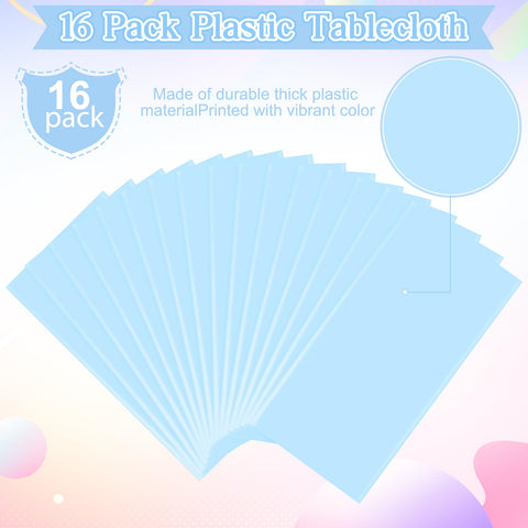 Ragnhild rectangle blue tablecloth, fits most 8-10 seat tables.