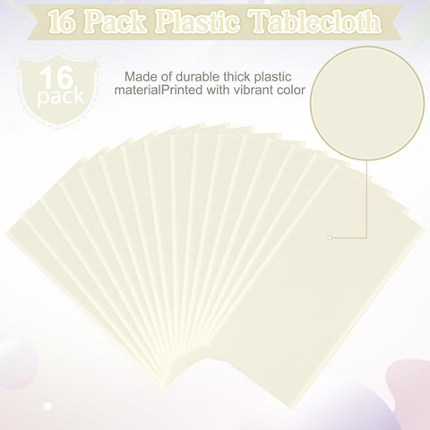 Ragnhild 16-pack tablecloths for bulk party setup