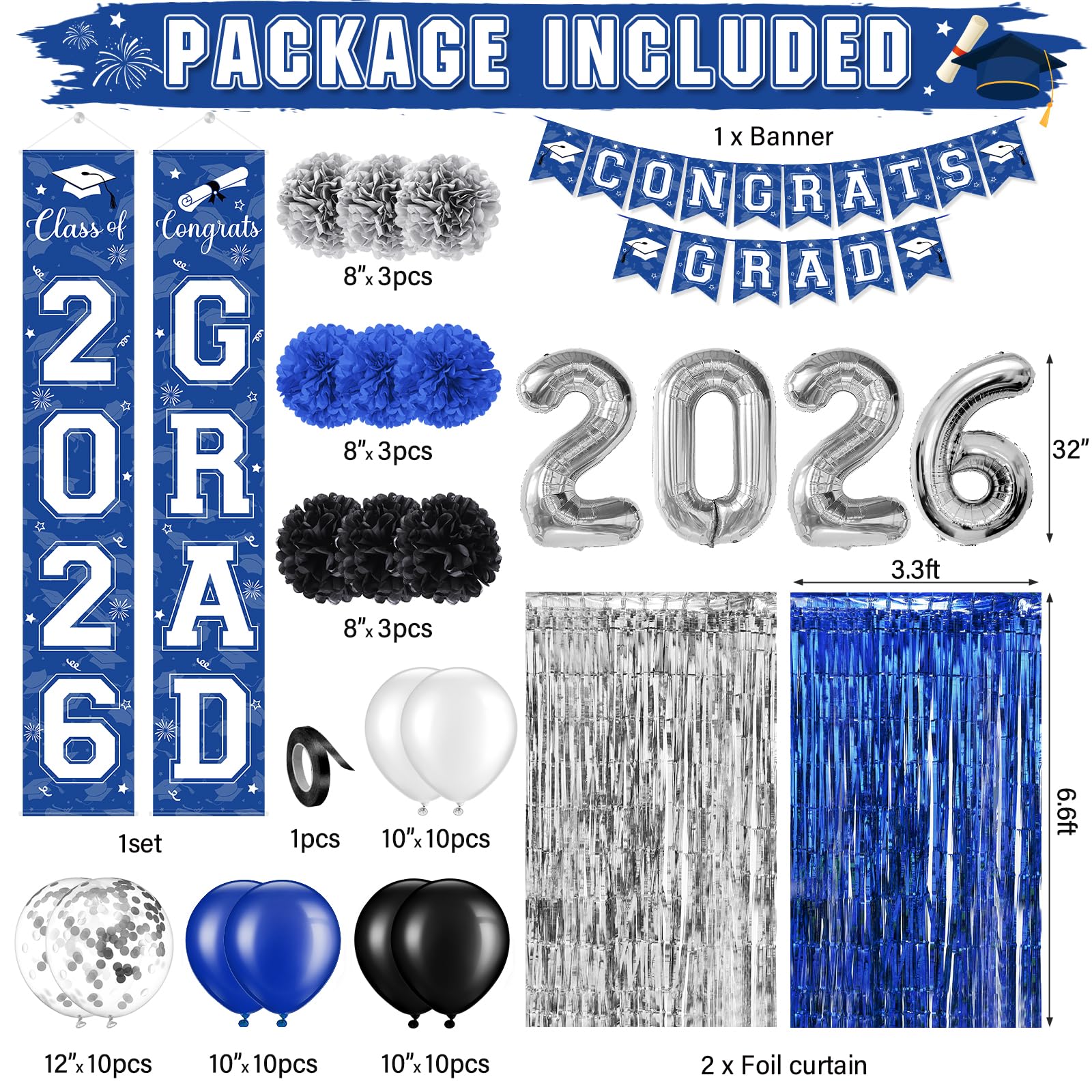 Ragnhild graduation banner congrats grad ideal centerpiece signage for photos.