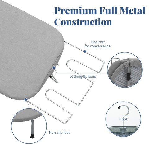 RAINHOL cotton padding and heat resistant cover ensure smoother ironing.