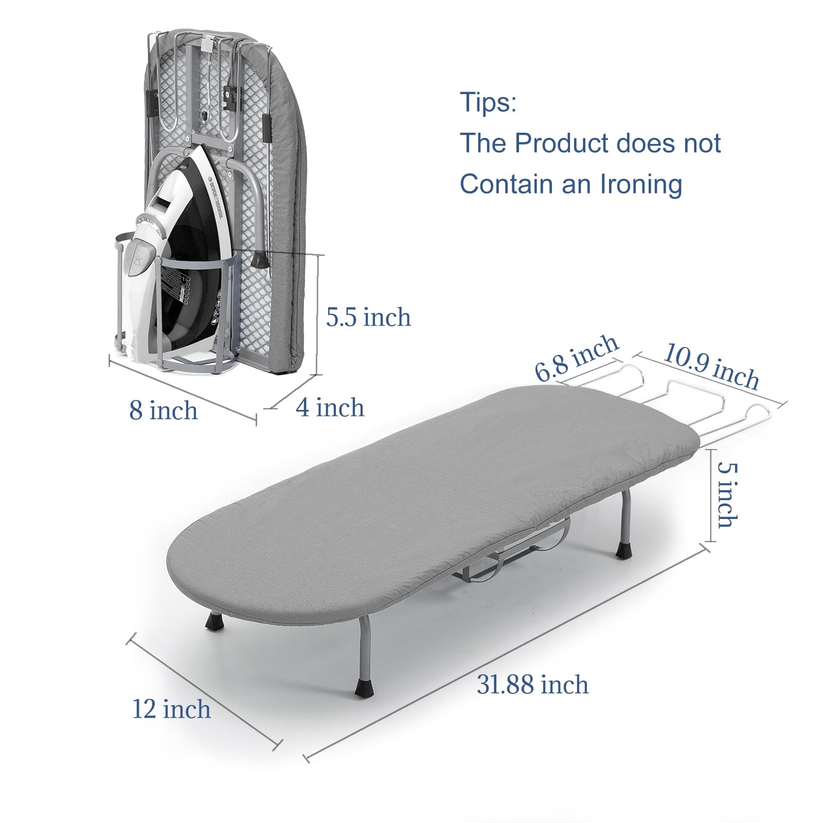 RAINHOL iron holder keeps your iron secure during ironing.