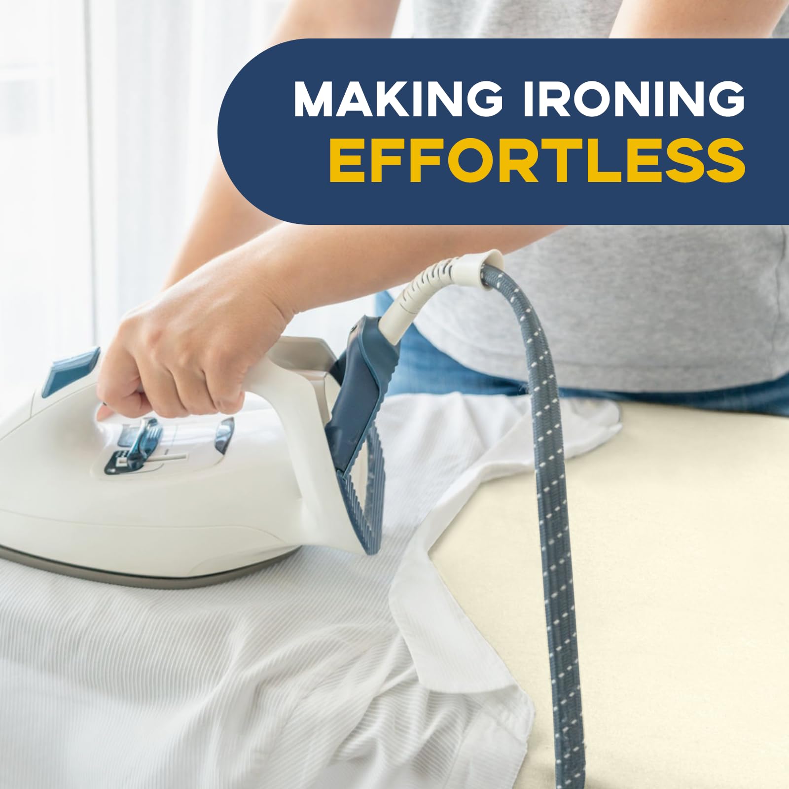 RAINHOL ivory compact design fits into dorm rooms and small spaces.