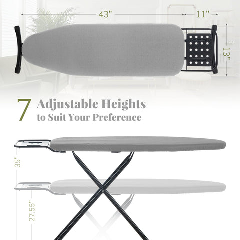 RAINHOL ironing board iron rest area keeps hot iron secure