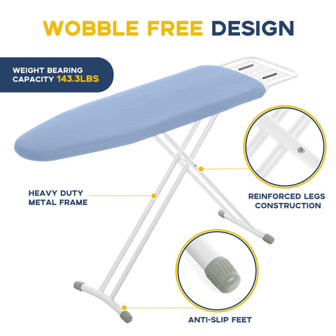 RAINHOL ironing board iron rest on the side for safe placement