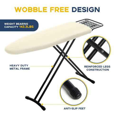 RAINHOL sturdy steel frame and non-slip caps ensure stable operation.