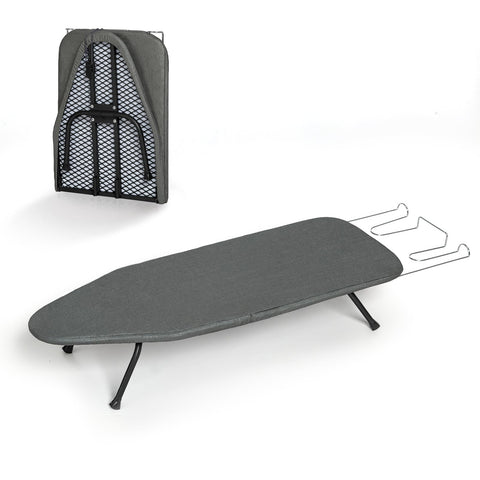 RAINHOL small ironing board compact foldable for space-saving ironing