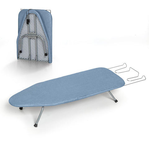 RAINHOL table top ironing board compact folded for easy storage.