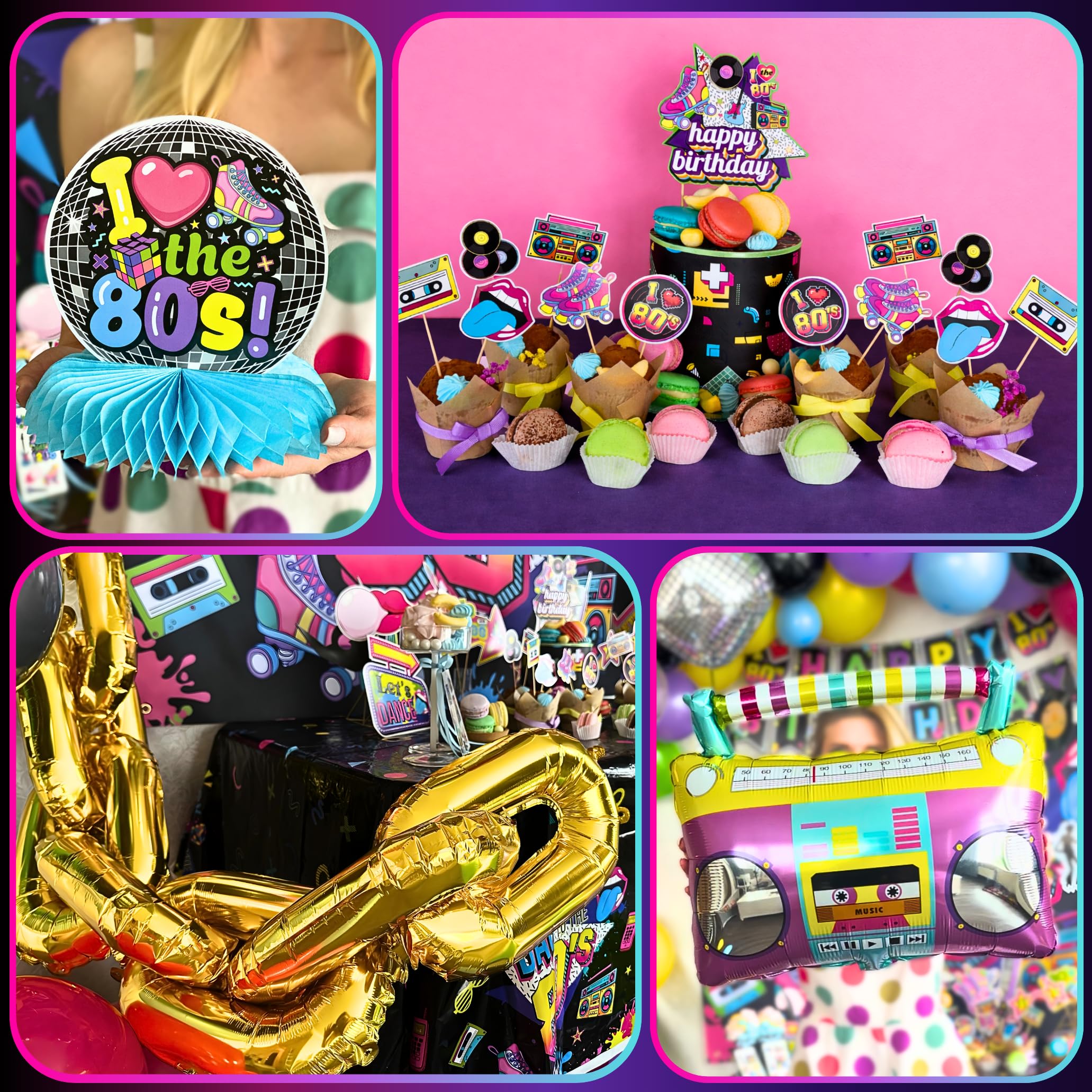 RainMeadow foil balloons set for metallic party accents
