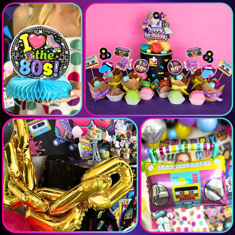 RainMeadow foil balloons set for metallic party accents
