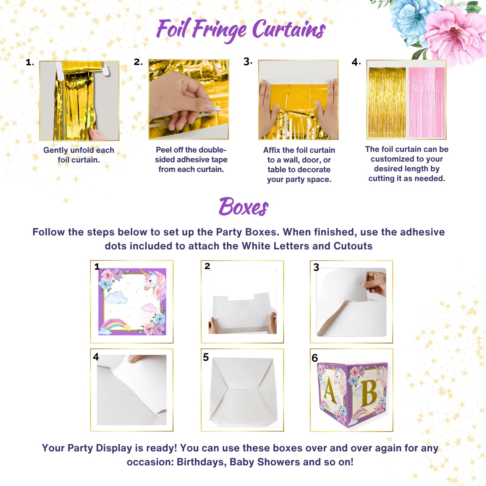 RainMeadow full kit scene showcases cohesive unicorn theme for easy planning