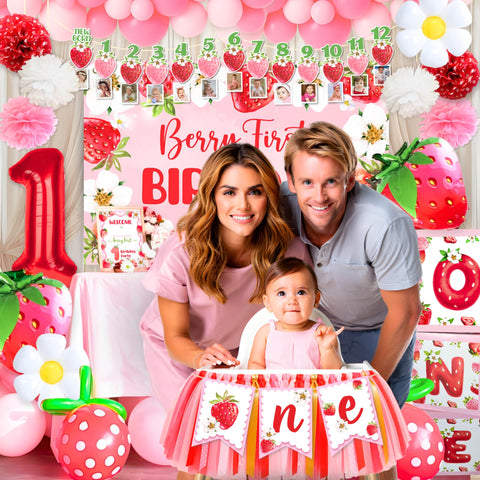 RainMeadow high-chair tutu banner as cute focal point