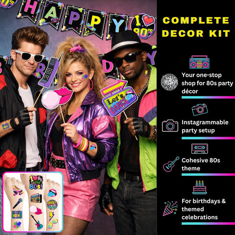 RainMeadow latex balloon pack with vibrant retro colors
