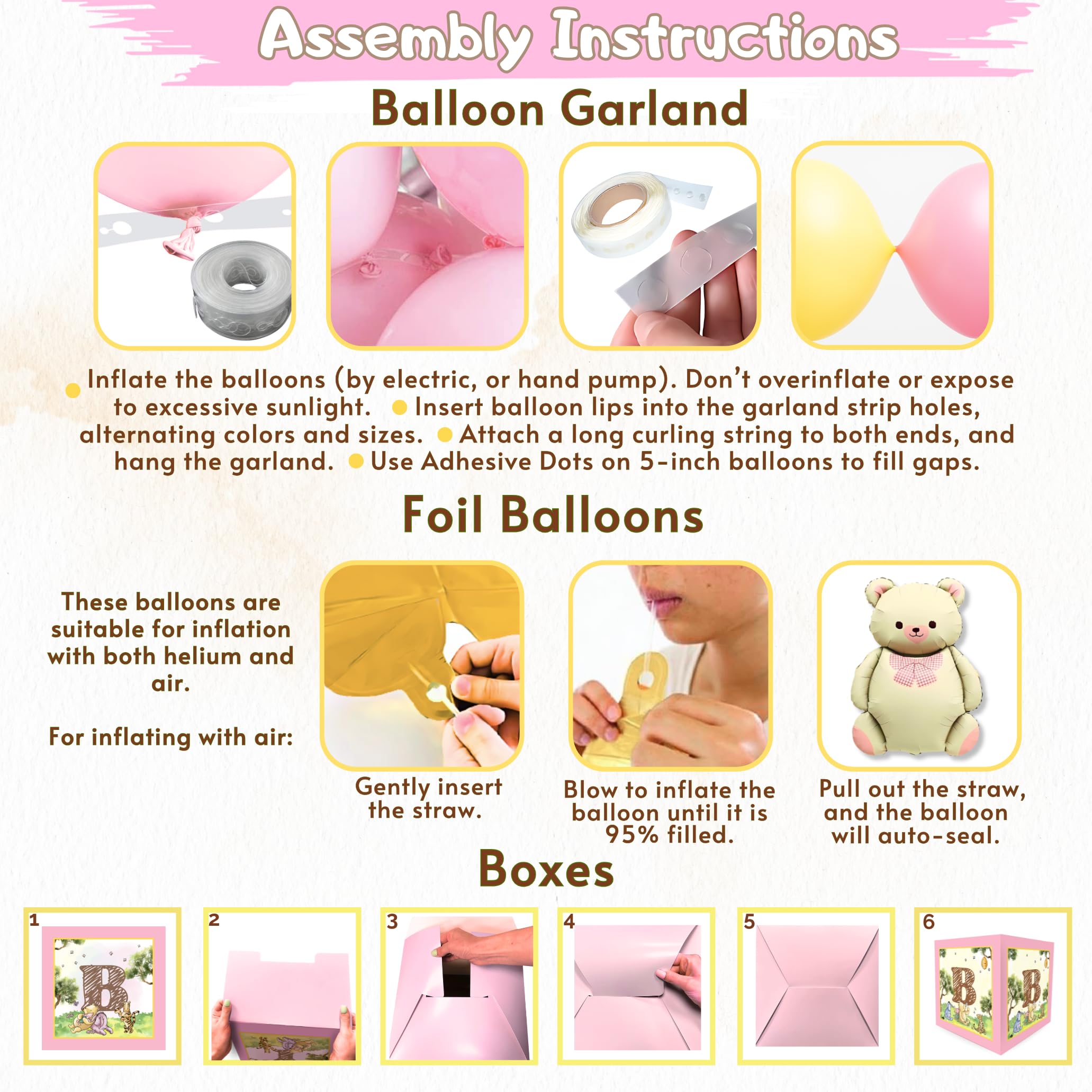 RainMeadow Pooh sash decor completes a cute finishing touch.