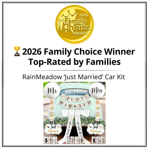 RainMeadow window sticker decal enhances celebratory style on your car