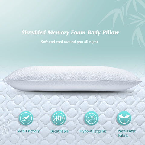 Rainmr hug pillow on bed offers nightly comfort and snuggle.