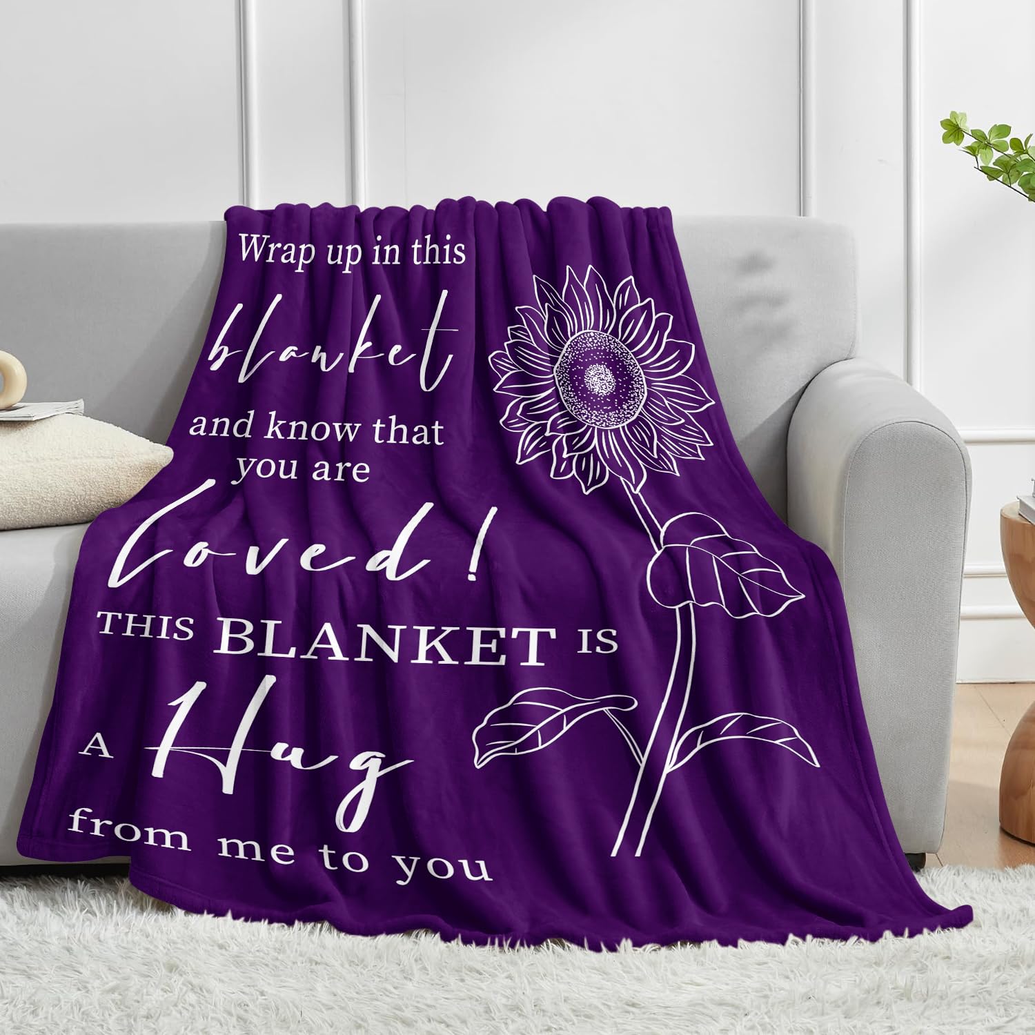 Rakoviol cozy couch scene shows versatile use as a comforting home accent.