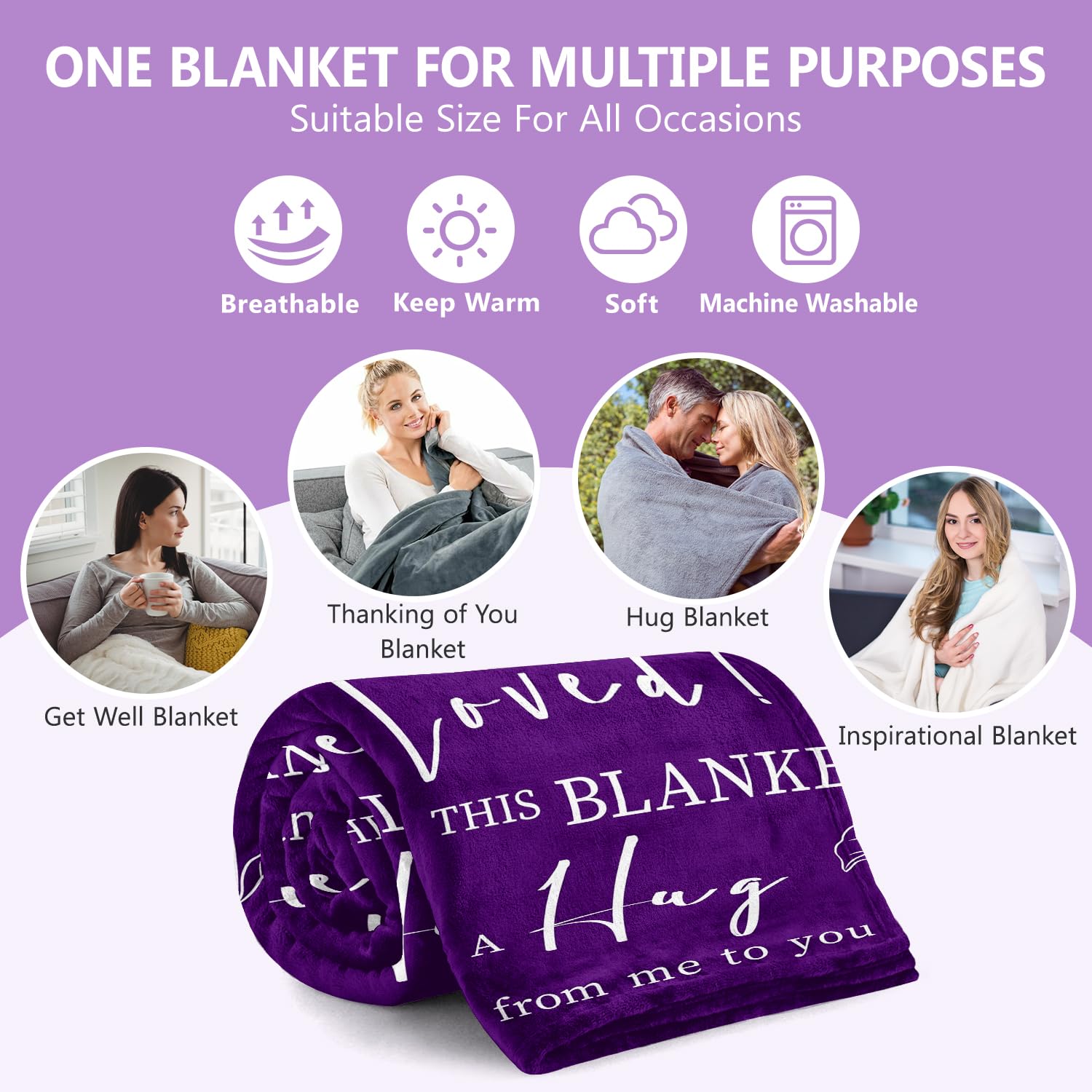 Rakoviol travel blanket emphasizes portability for comfort anywhere.
