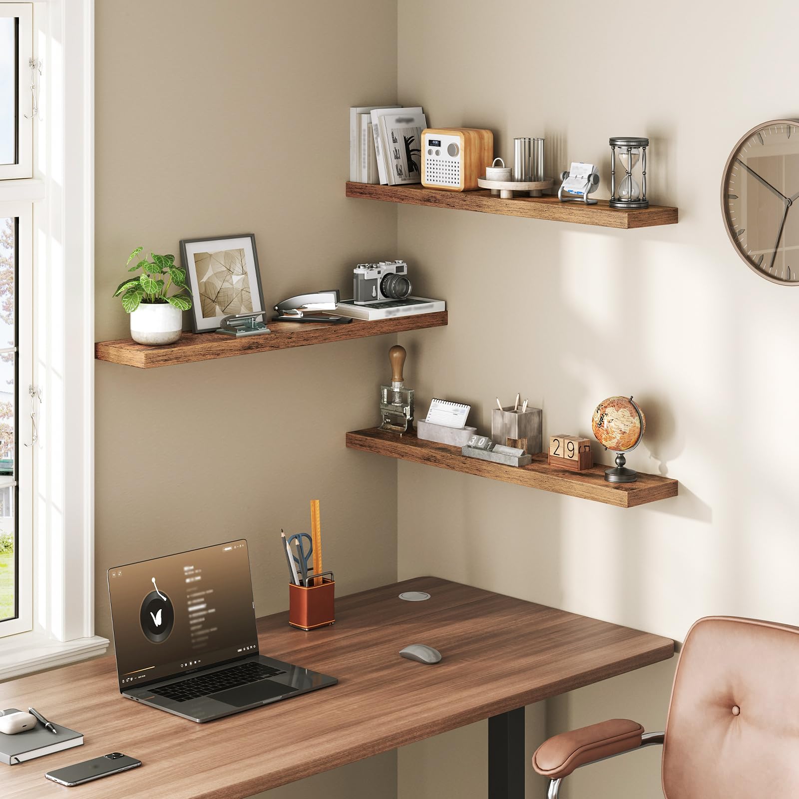 RALGEND each shelf supports up to 22 lb for sturdy everyday use.