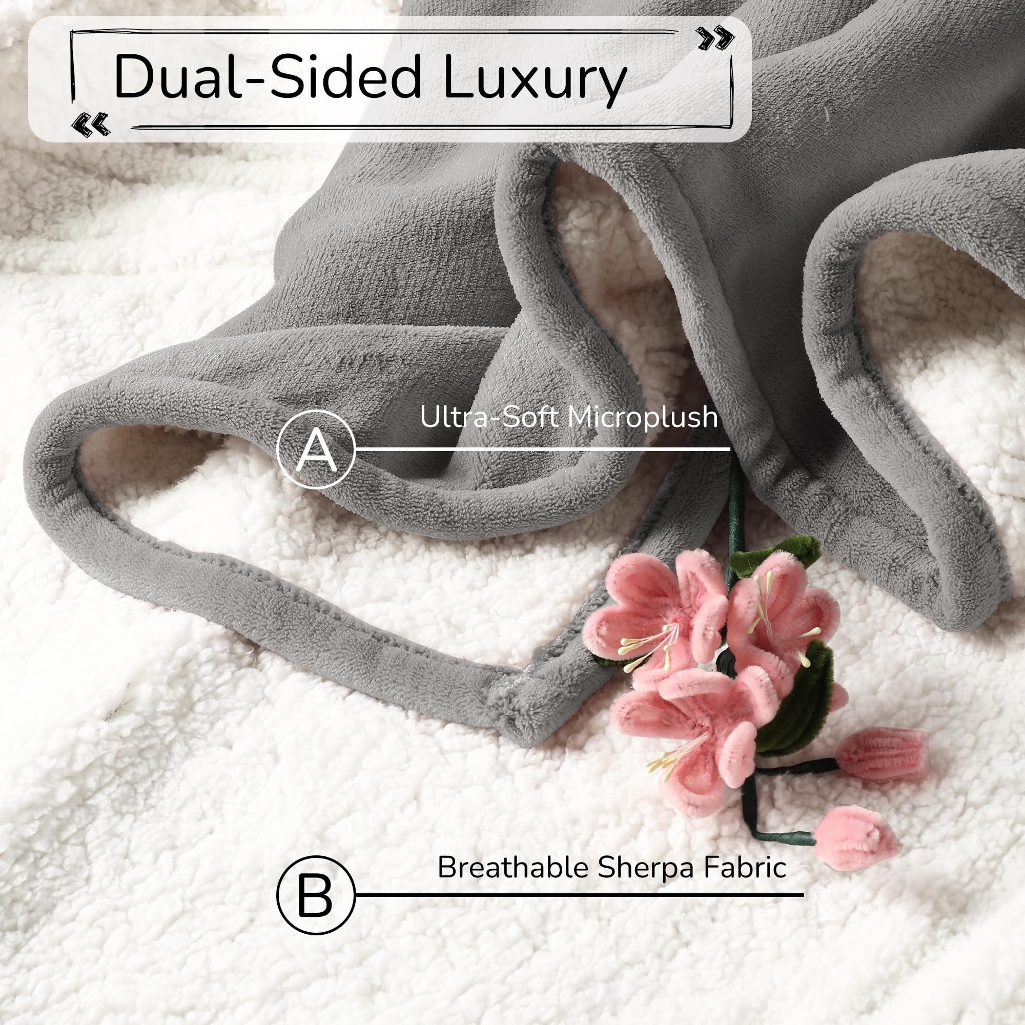 RALYSUN 72x84 full-size blanket ideal for shared use in bed or sofa