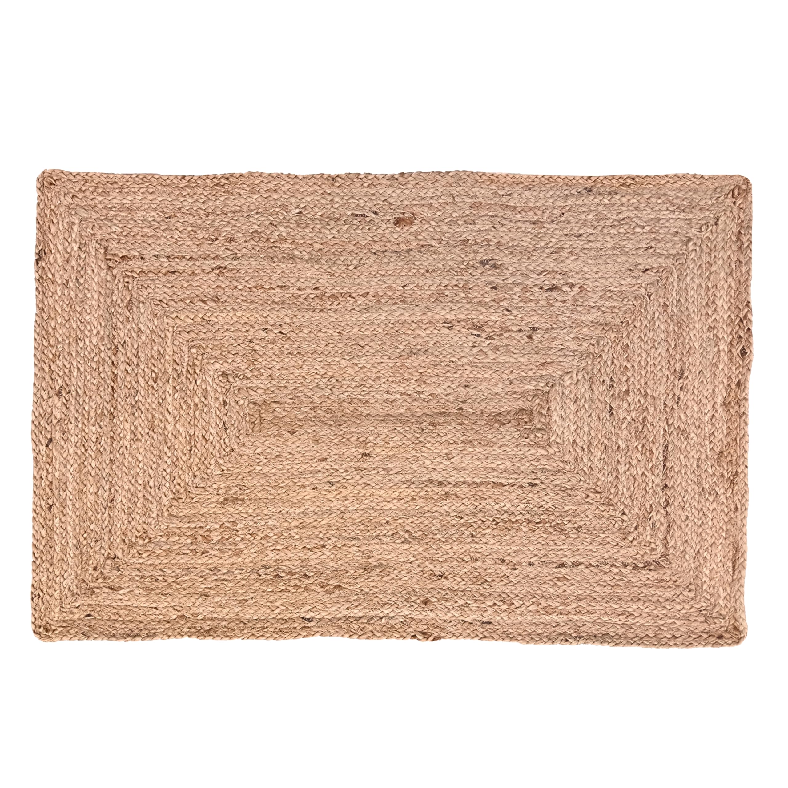 Ramanta Home natural color rug suits entryways and high-traffic areas.