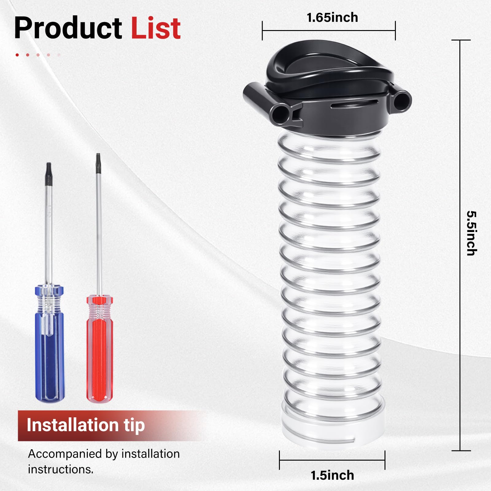 Ramofi Dyson hose replacement restoring suction performance and cleaner operation.
