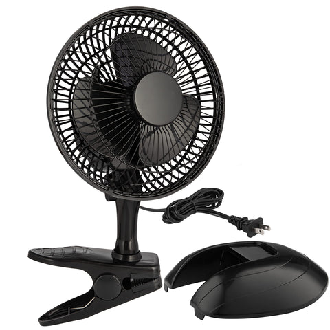 RamPro portable desk fan 6 inch for silent personal cooling at work