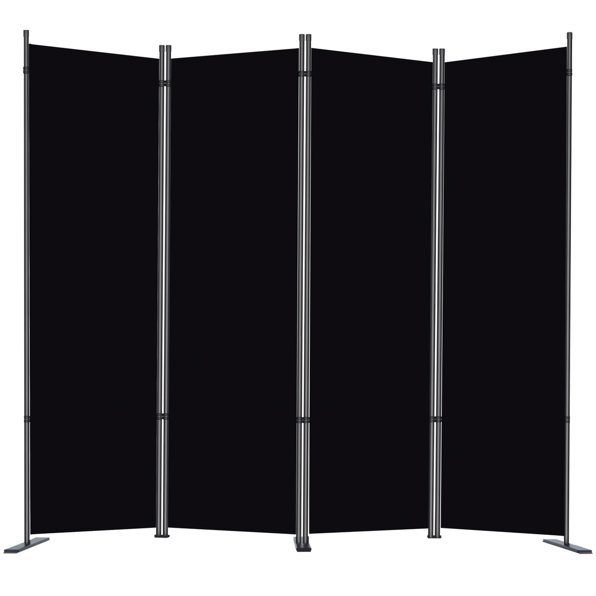 RANTILA 4-panel room divider folded for compact storage and easy transport.