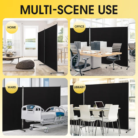 Rantila divider used in dining area for meal-time privacy and space division.