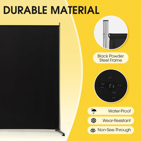 Rantila easy-install room divider with clear instructions and compact storage.