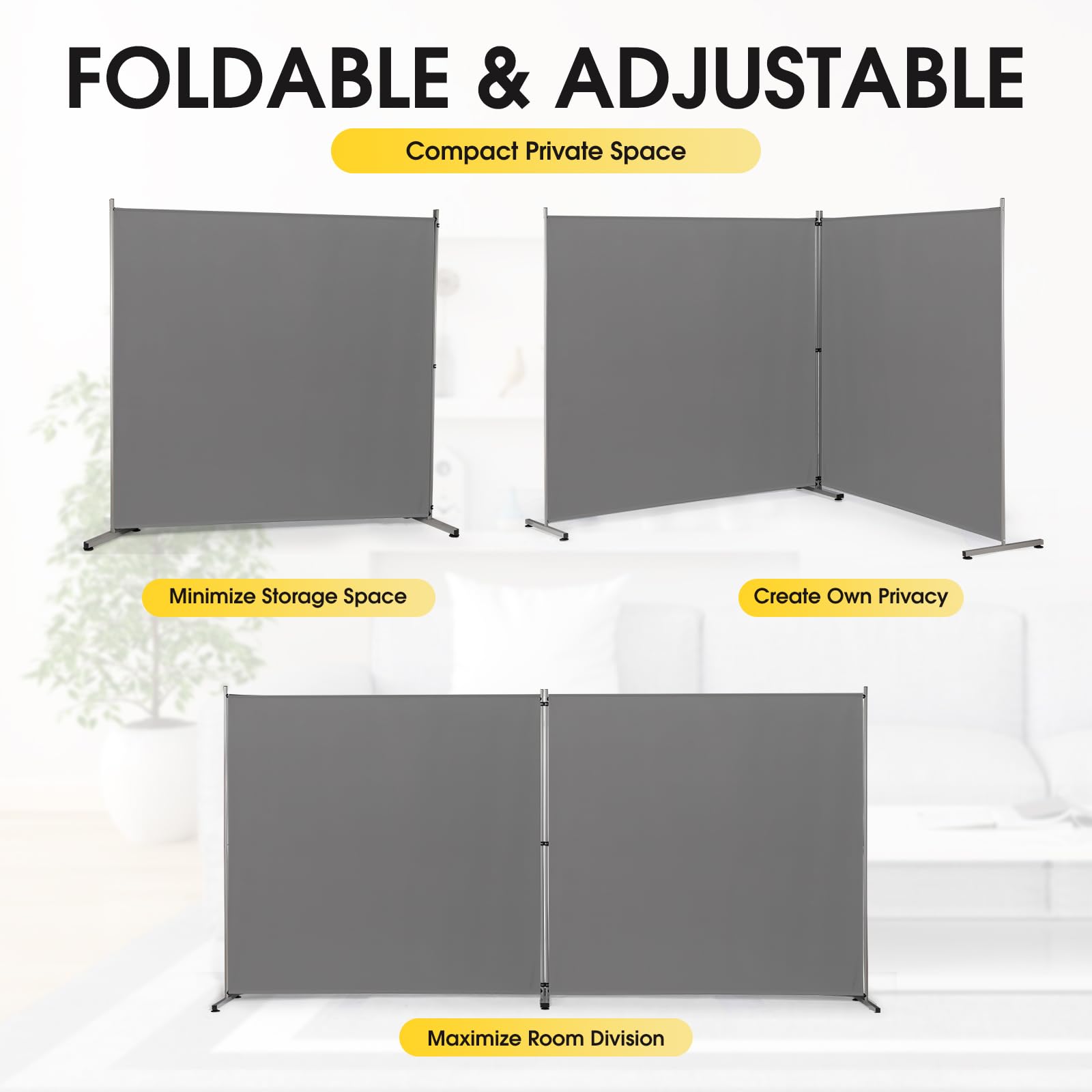 Rantila folding partition demonstrates adaptable configuration for rooms.