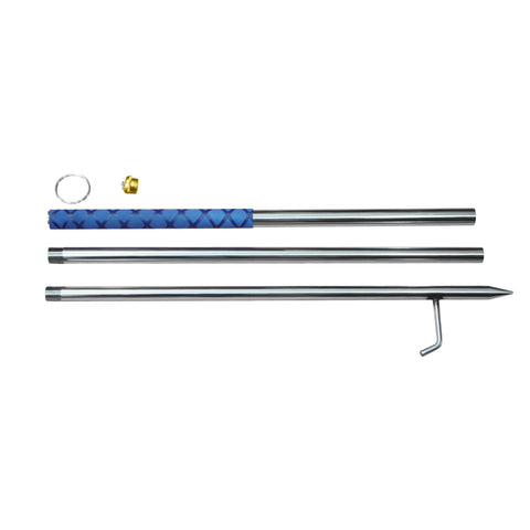 RAOMEIDE fire poker back hollow tubing adds light strength for easy handling.