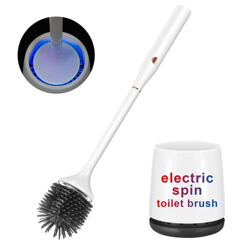 Ratolo electric toilet brush with silicone head enhances gentle, thorough cleaning.