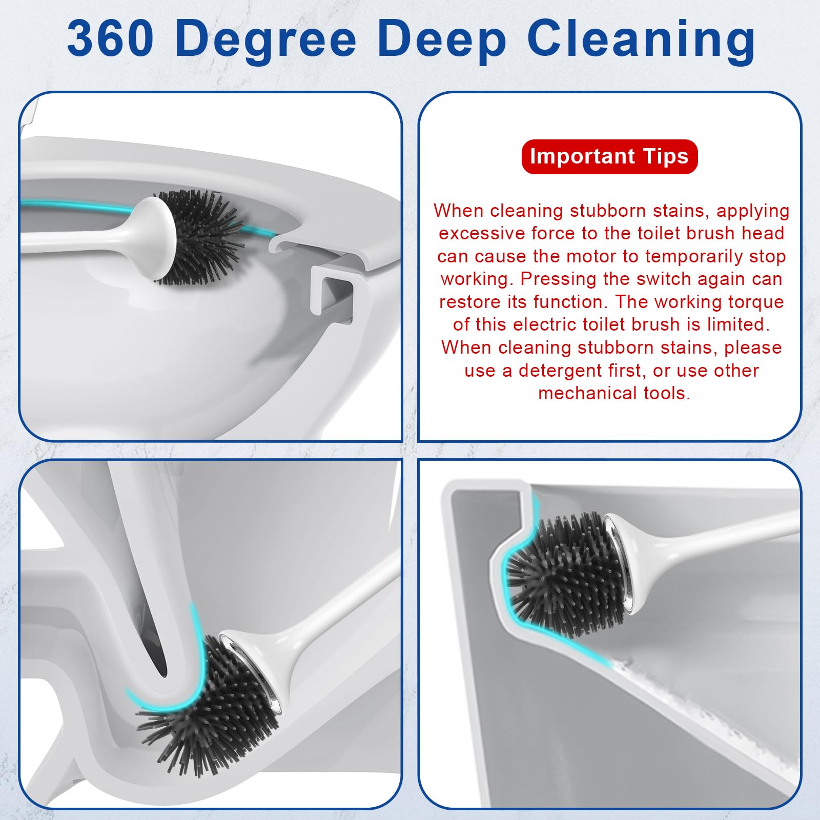 Ratolo toilet brush holder ventilated for quick-dry storage.