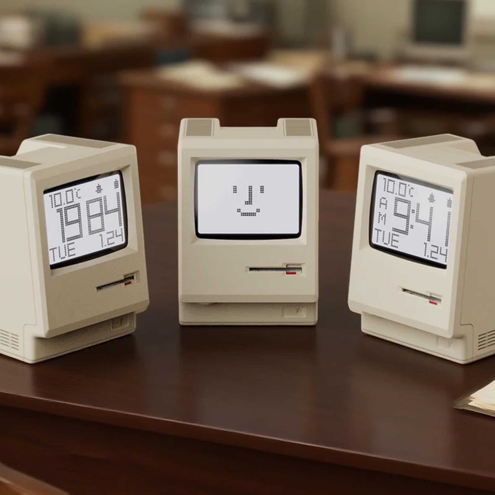 RayCue Maclock WB-8 multiple alarms provide flexible scheduling for weekdays and weekends