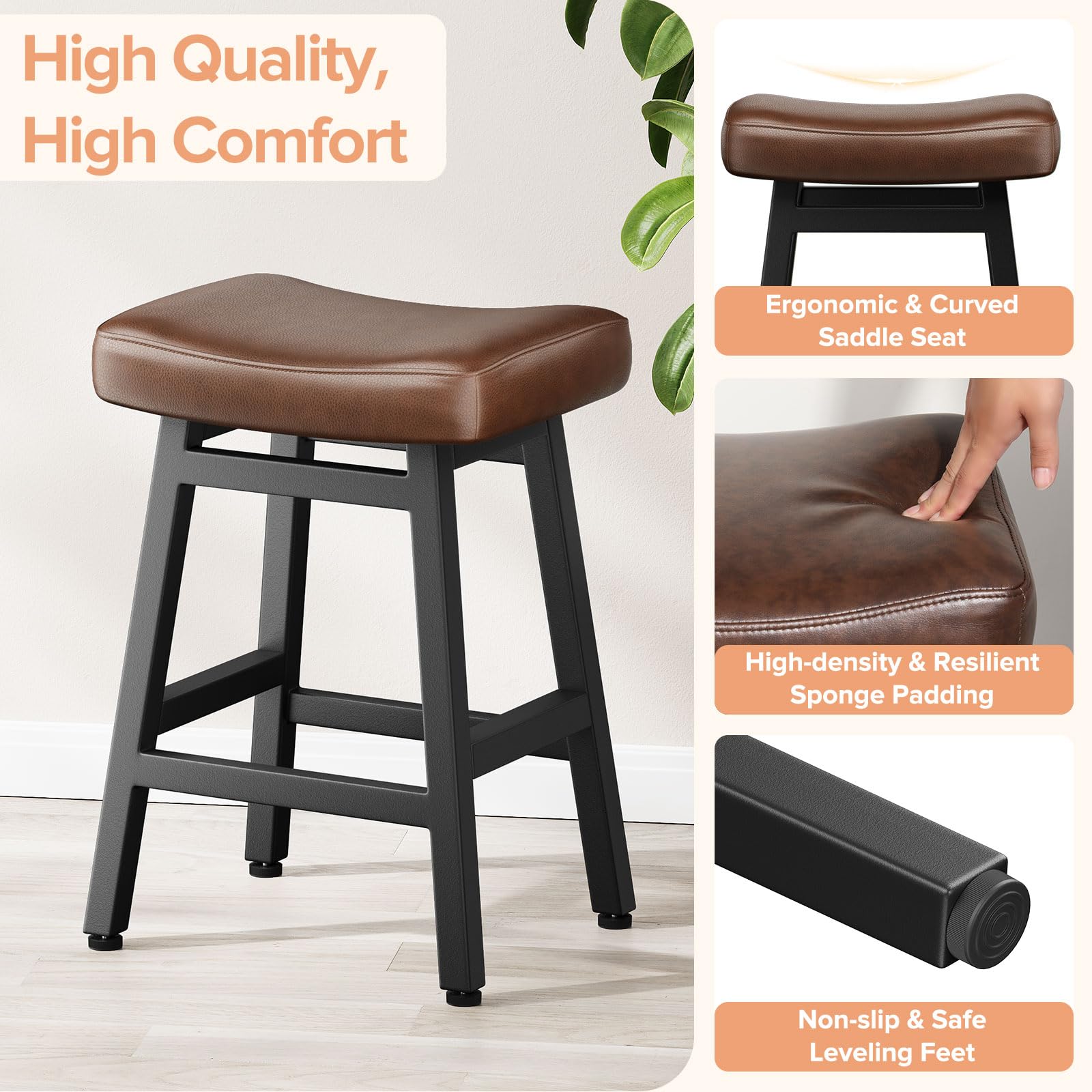 Raynesys backless design with easy under-counter storage