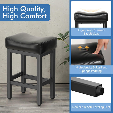 Raynesys bonded leather seat 3mm thick easy to wipe clean after meals.