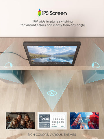 Raynic display supports 12/24 hour formats for flexibility