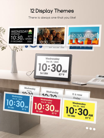 Raynic clock with 20 reminders for scheduled events