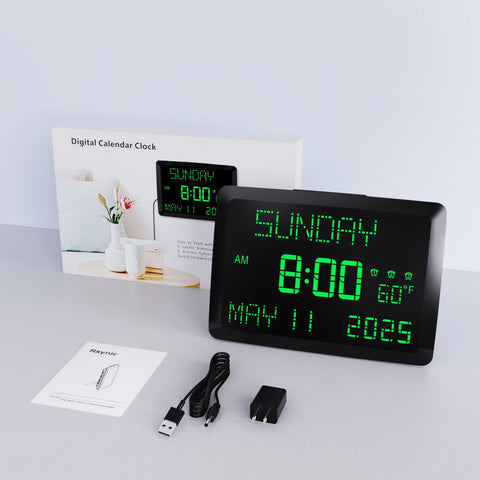 Raynic Day Clock snooze function for quick reminders
