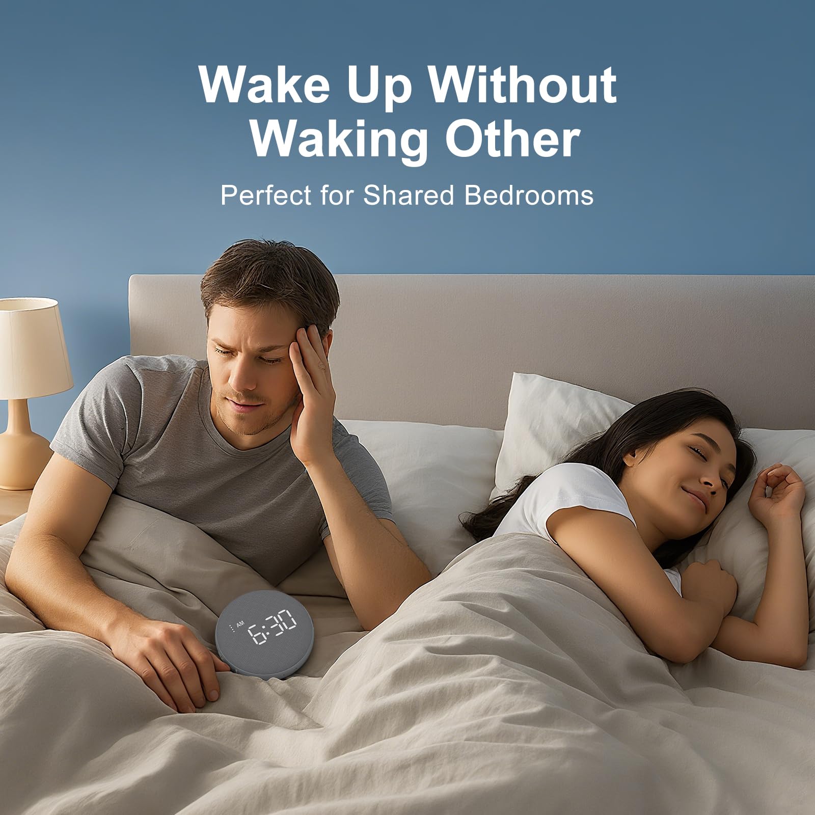 REACHER bed shaker under pillow delivers strong vibrations for silent wake-ups.
