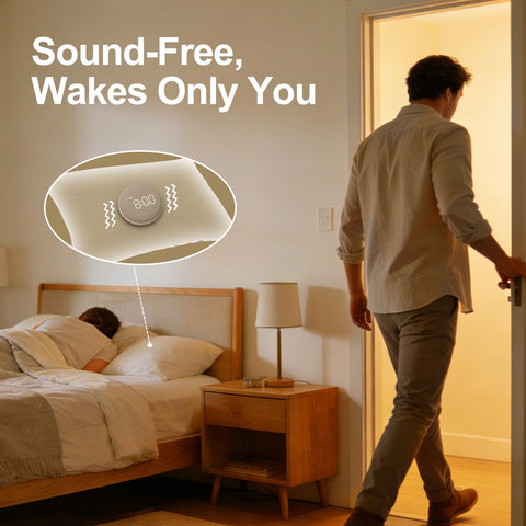 REACHER dual alarms for weekday and weekend schedules