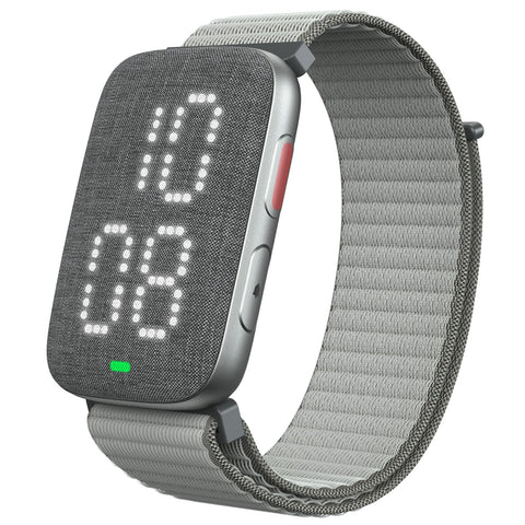 REACHER vibrating alarm clock watch packaging highlights premium build for gifting