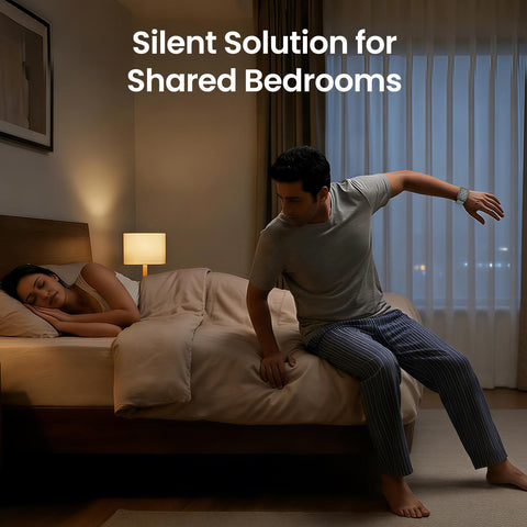 REACHER progressive vibration illustrates quiet, customizable wake-up for shared bedrooms