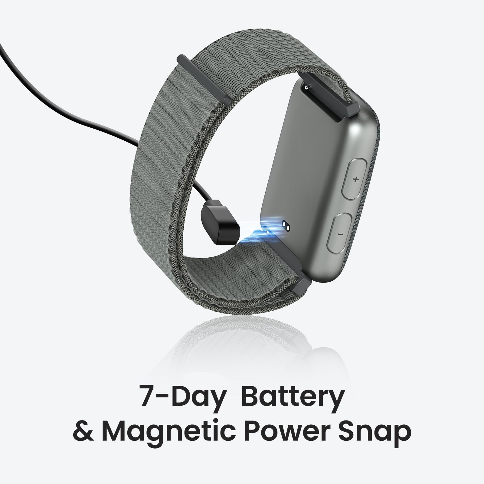 REACHER zinc alloy case with fabric cover emphasizes modern, glare-free look