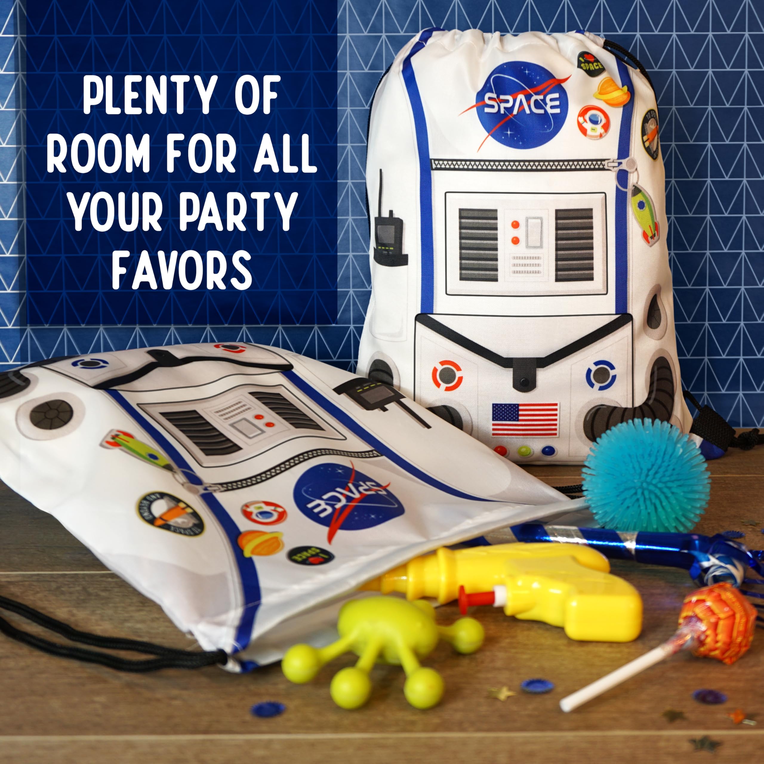 Ready Confetti durable polyester material ensures longevity for future space-themed play.